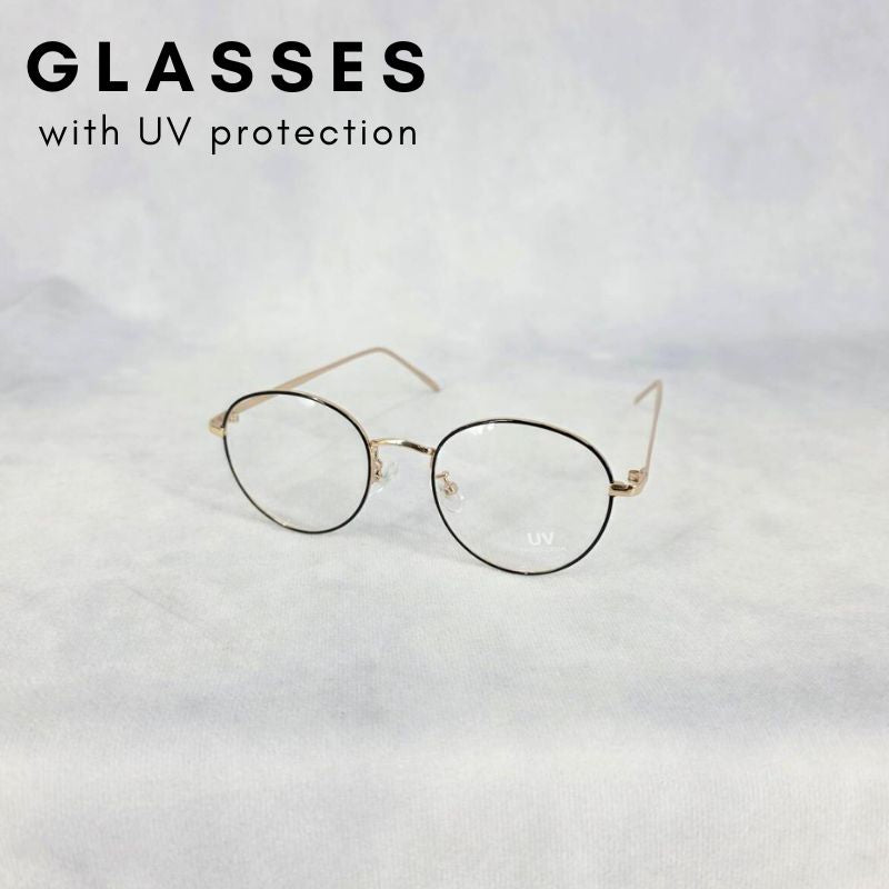 UVカット クリアレンズ ファッショングラス