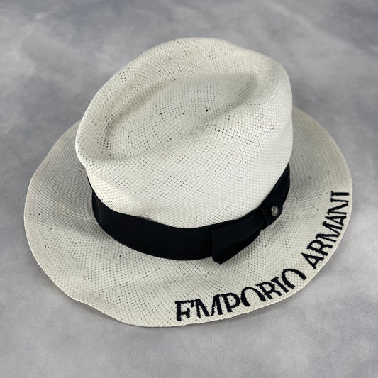 『大赤字企画』EMPORIO ARMANI Hat 637355 0P501 ハット ホワイト